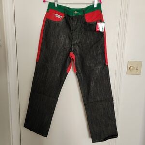Cross Colours Colorblock Jeans Size 32